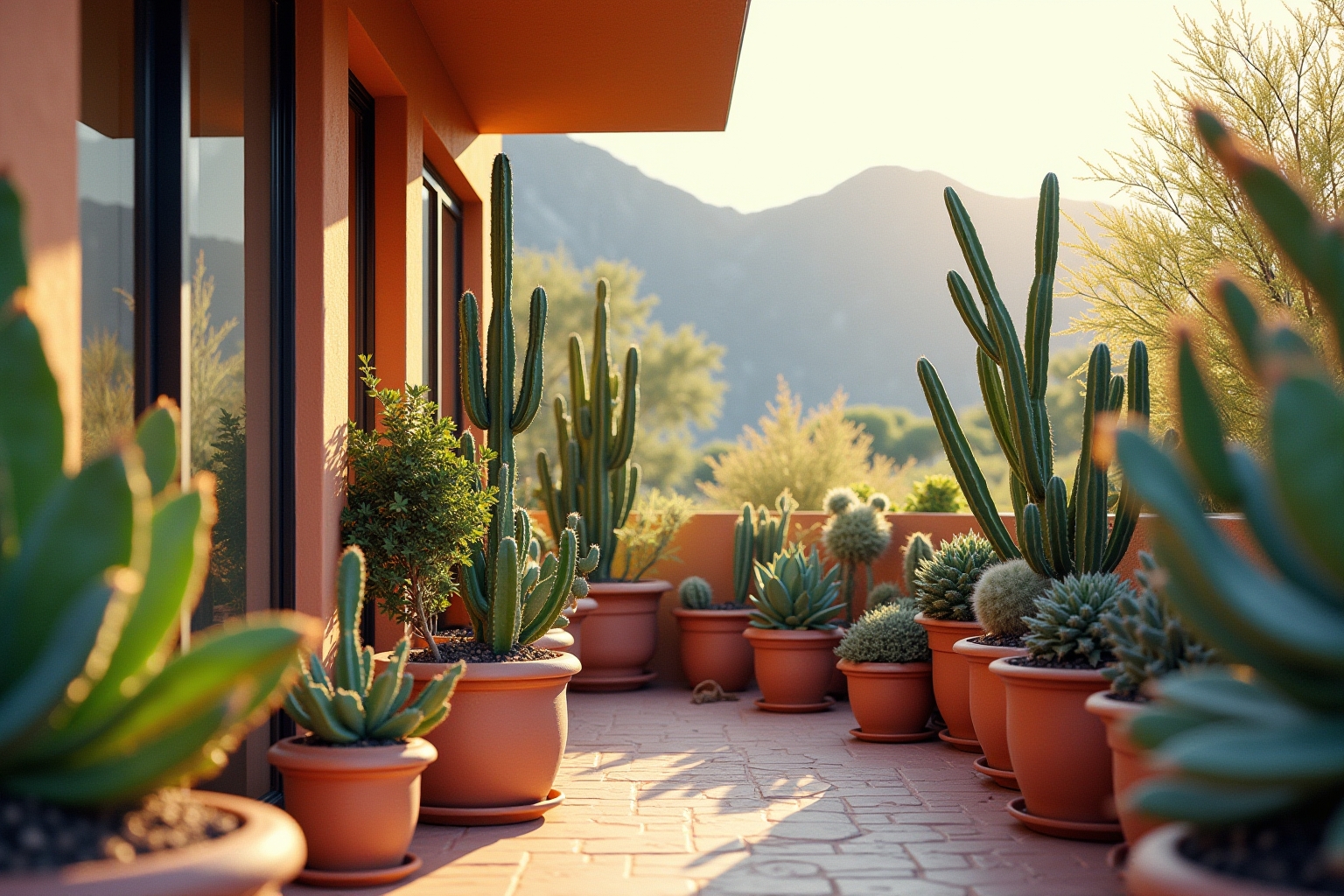 Exotische Pflanzen für den Balkon in Wüstenregionen