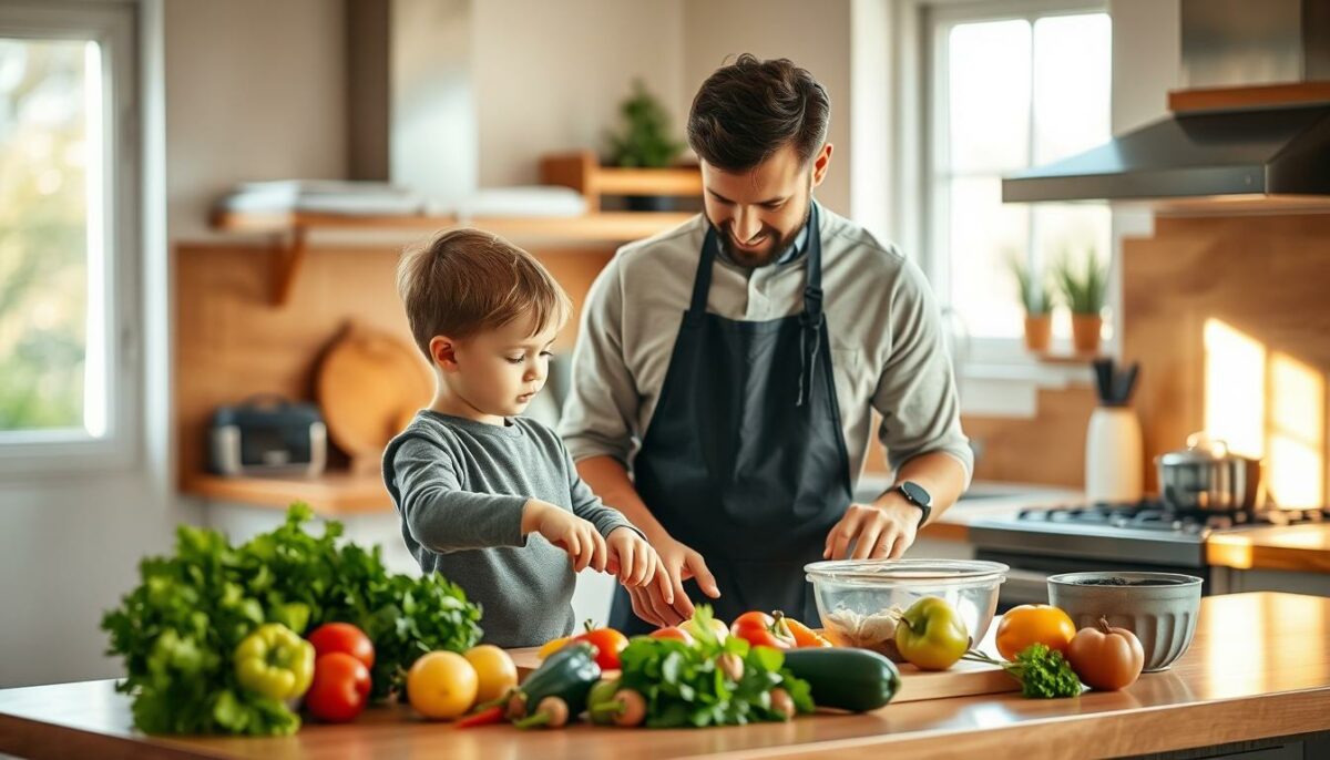 Kochen mit Papa